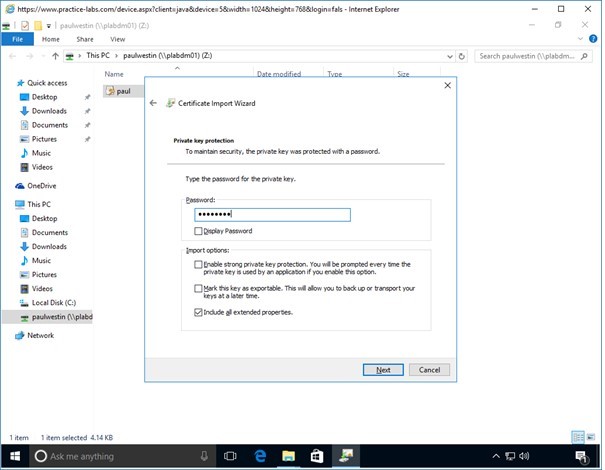 Figure 5.27 Screenshot of PLABWIN10