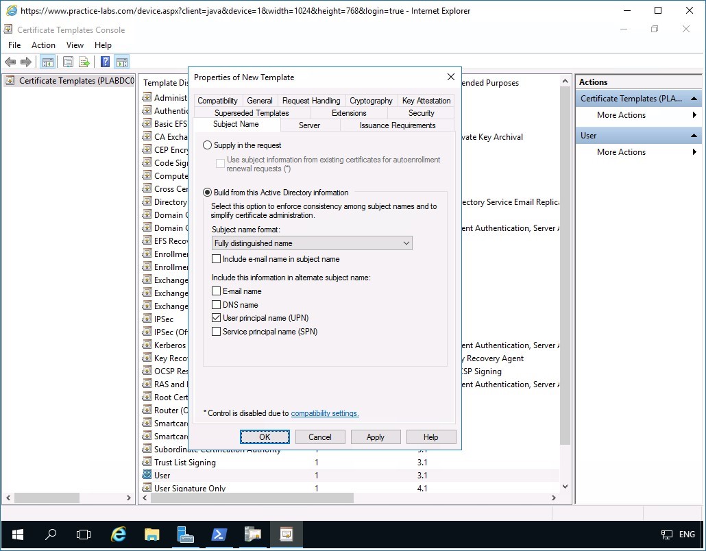 Figure 2.9 Screenshot of PLABDM01