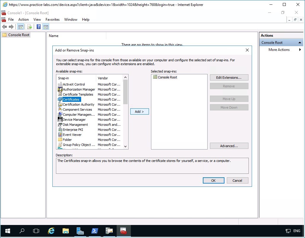 Figure 3.4 Screenshot of PLABDM01