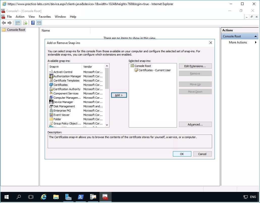 Figure 3.6 Screenshot of PLABDM01