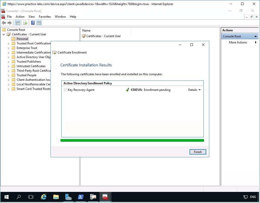 Figure 3.9 Screenshot of PLABDM01