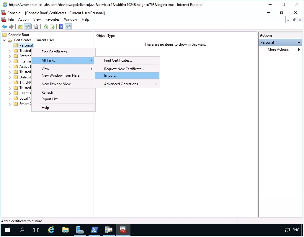 Figure 3.16 Screenshot of PLABDM01