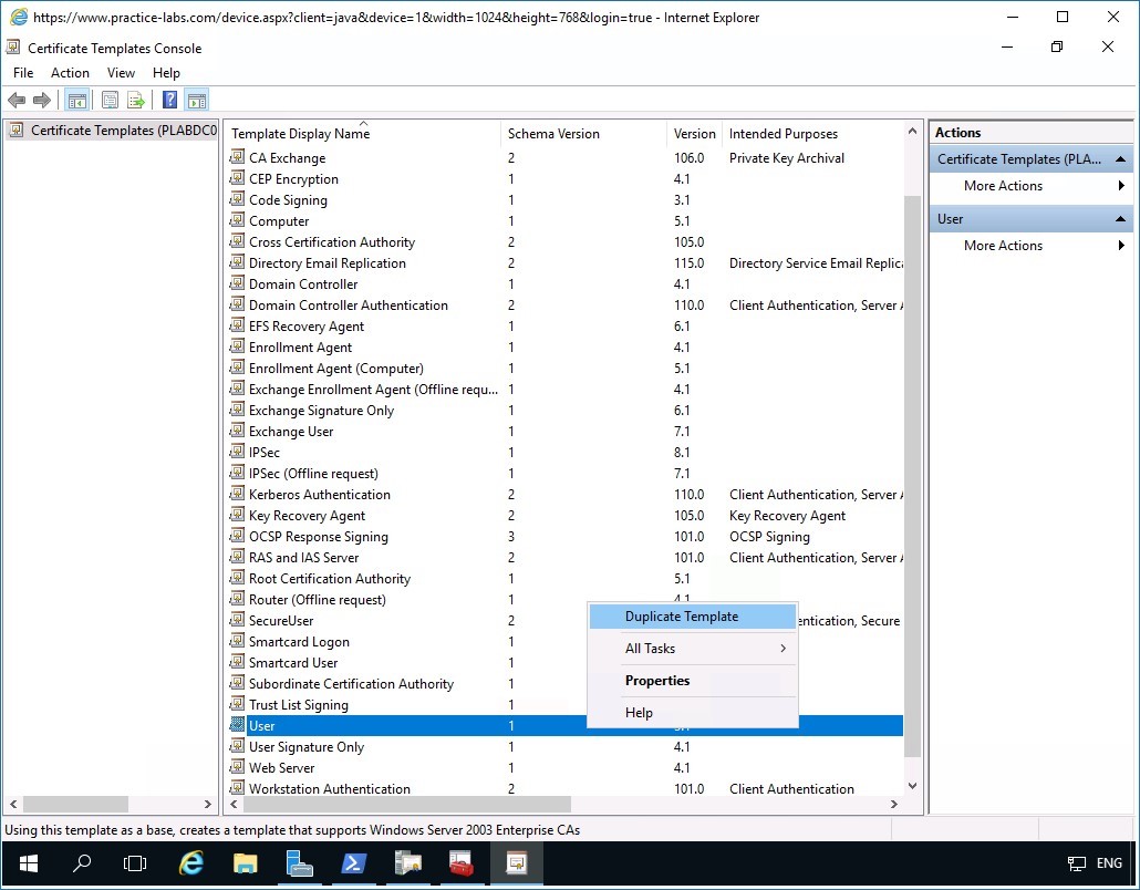Figure 3.26 Screenshot of PLABDM01
