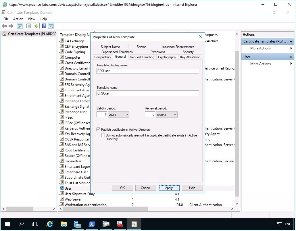 Figure 3.27 Screenshot of PLABDM01