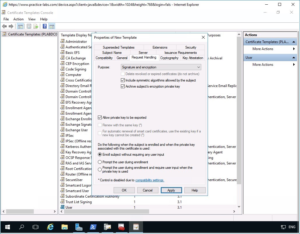 Figure 3.30 Screenshot of PLABDM01