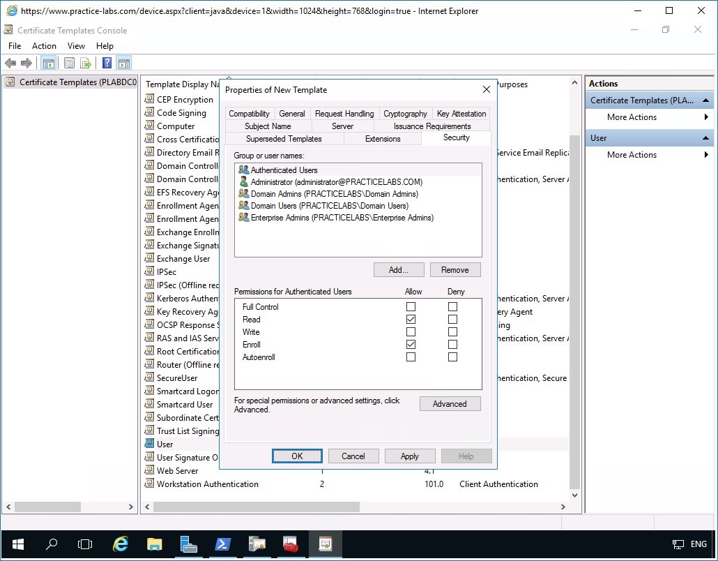 Figure 3.32 Screenshot of PLABDM01