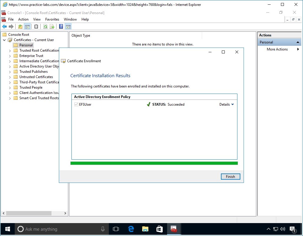 Figure 4.6 Screenshot of PLABWIN10