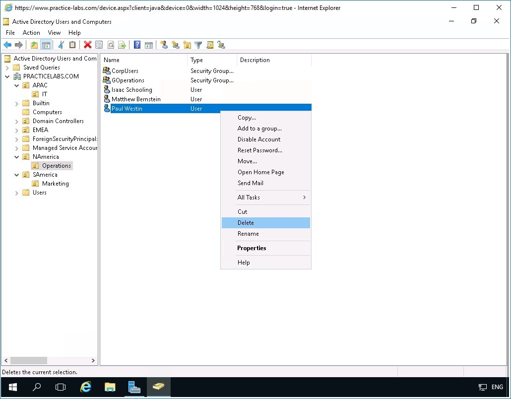 Figure 4.15 Screenshot of PLABDC01