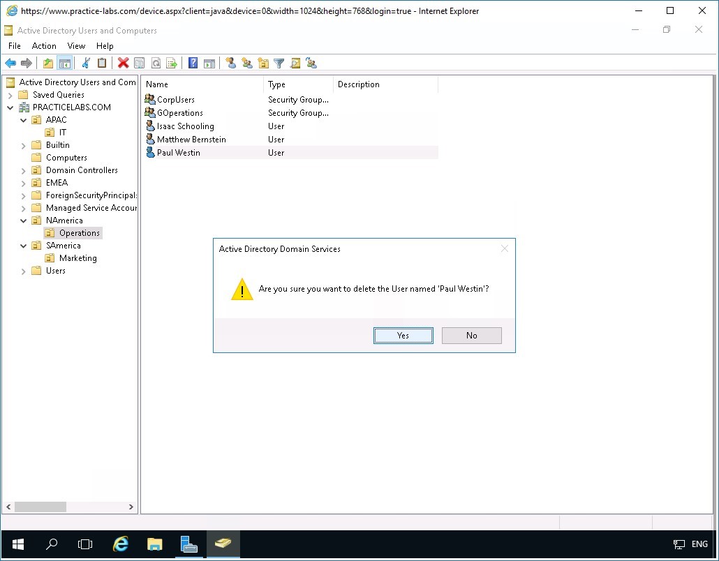 Figure 4.16 Screenshot of PLABDC01