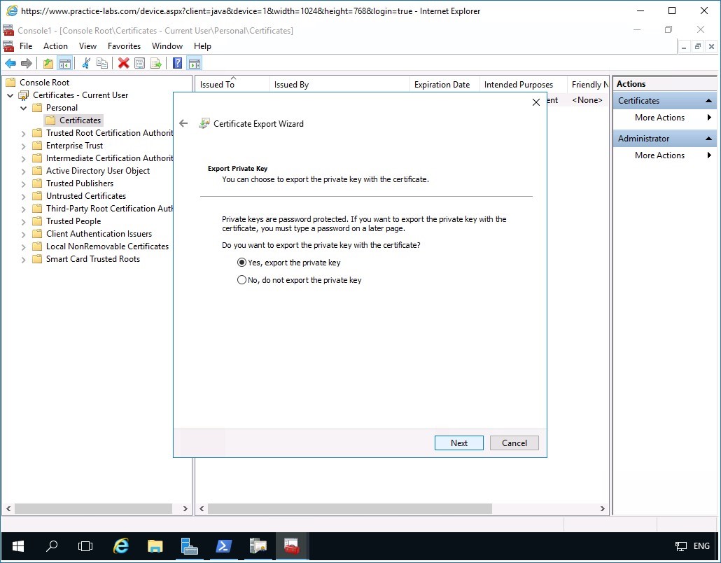 Figure 5.3 Screenshot of PLABDM01