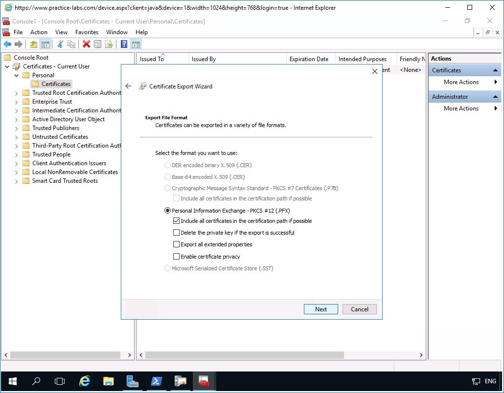 Figure 5.4 Screenshot of PLABDM01