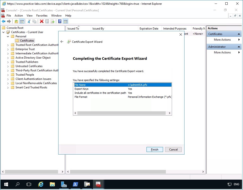 Figure 5.7 Screenshot of PLABDM01