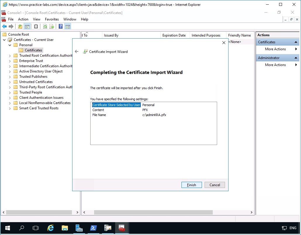 Figure 5.12 Screenshot of PLABDM01