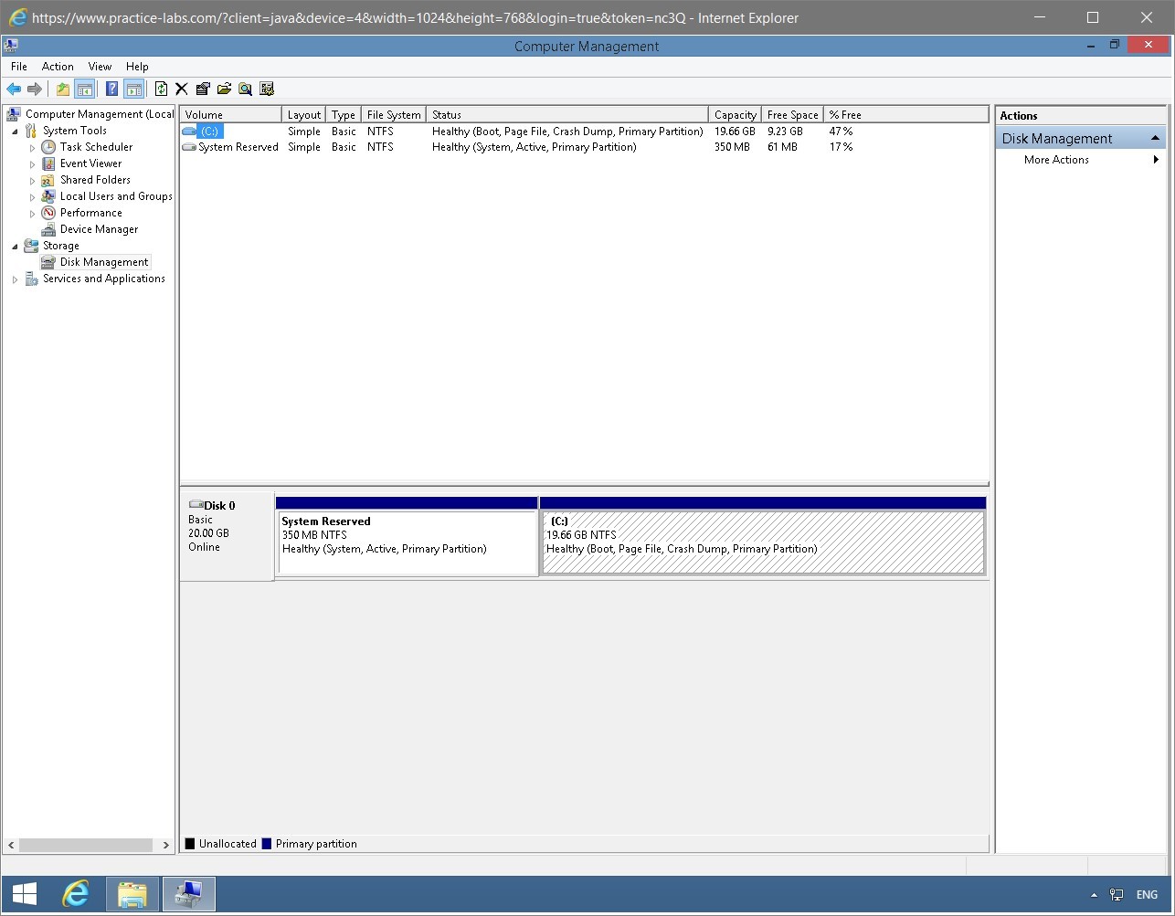 Figure 1.19 Screenshot of the PLABWIN810 desktop