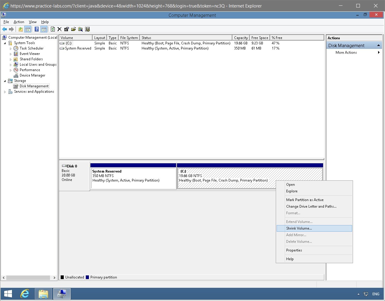 Figure 1.20 Screenshot of the PLABWIN810 desktop