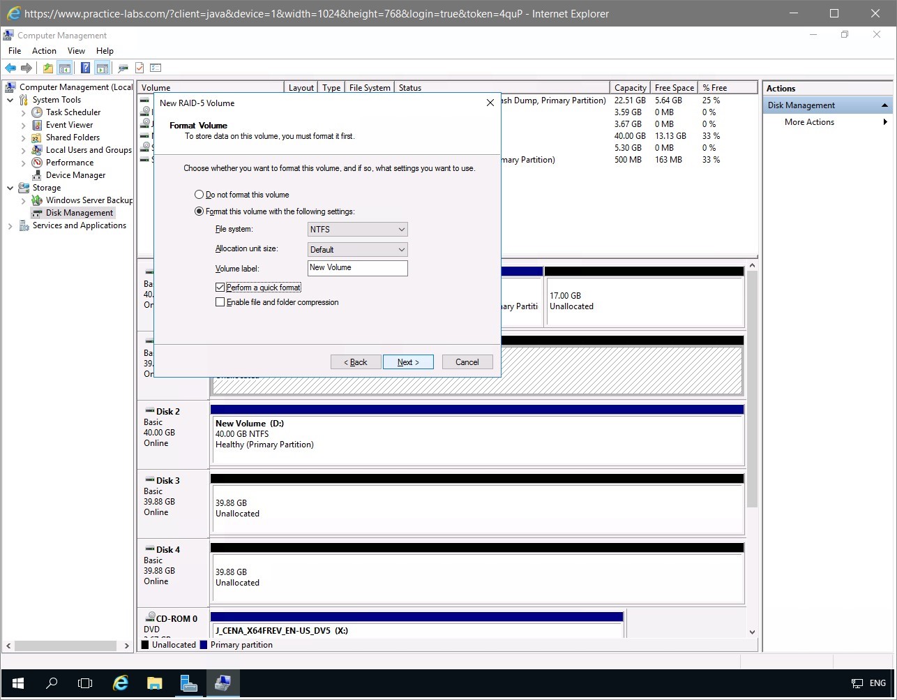 Figure 1.10 Screenshot of the PLABDM01 desktop