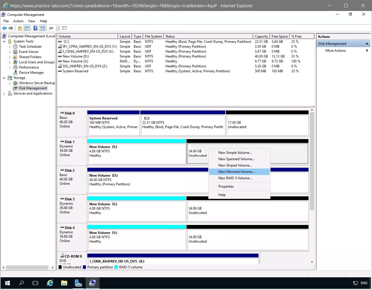 Figure 1.16 Screenshot of the PLABDM01 desktop