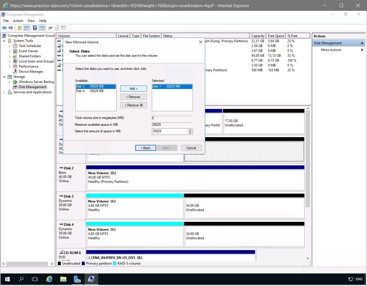 Figure 1.18 Screenshot of the PLABDM01 desktop