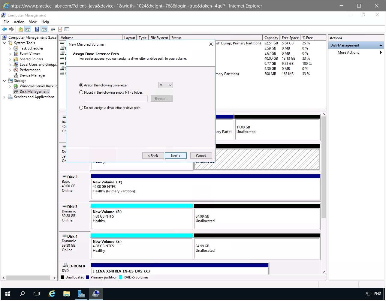 Figure 1.20 Screenshot of the PLABDM01 desktop
