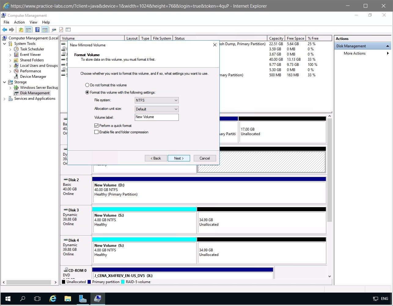Figure 1.21 Screenshot of the PLABDM01 desktop