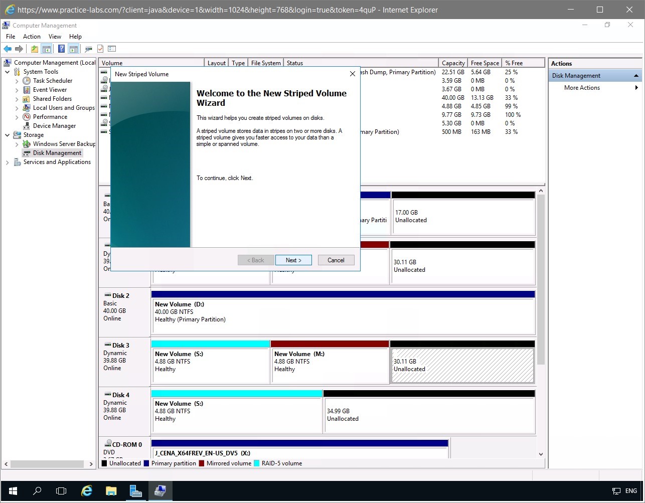 Figure 1.26 Screenshot of the PLABDM01 desktop