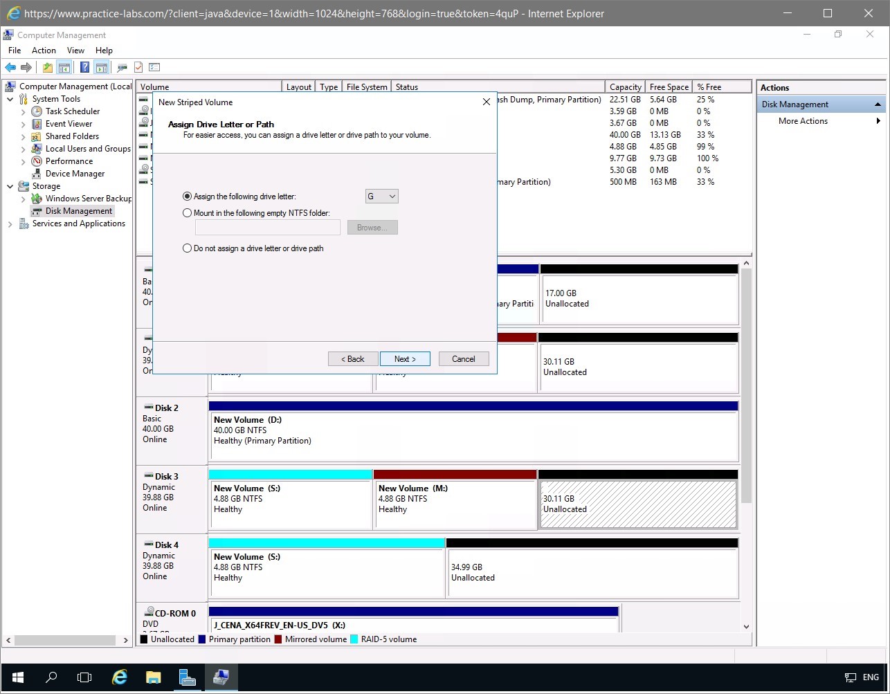 Figure 1.29 Screenshot of the PLABDM01 desktop