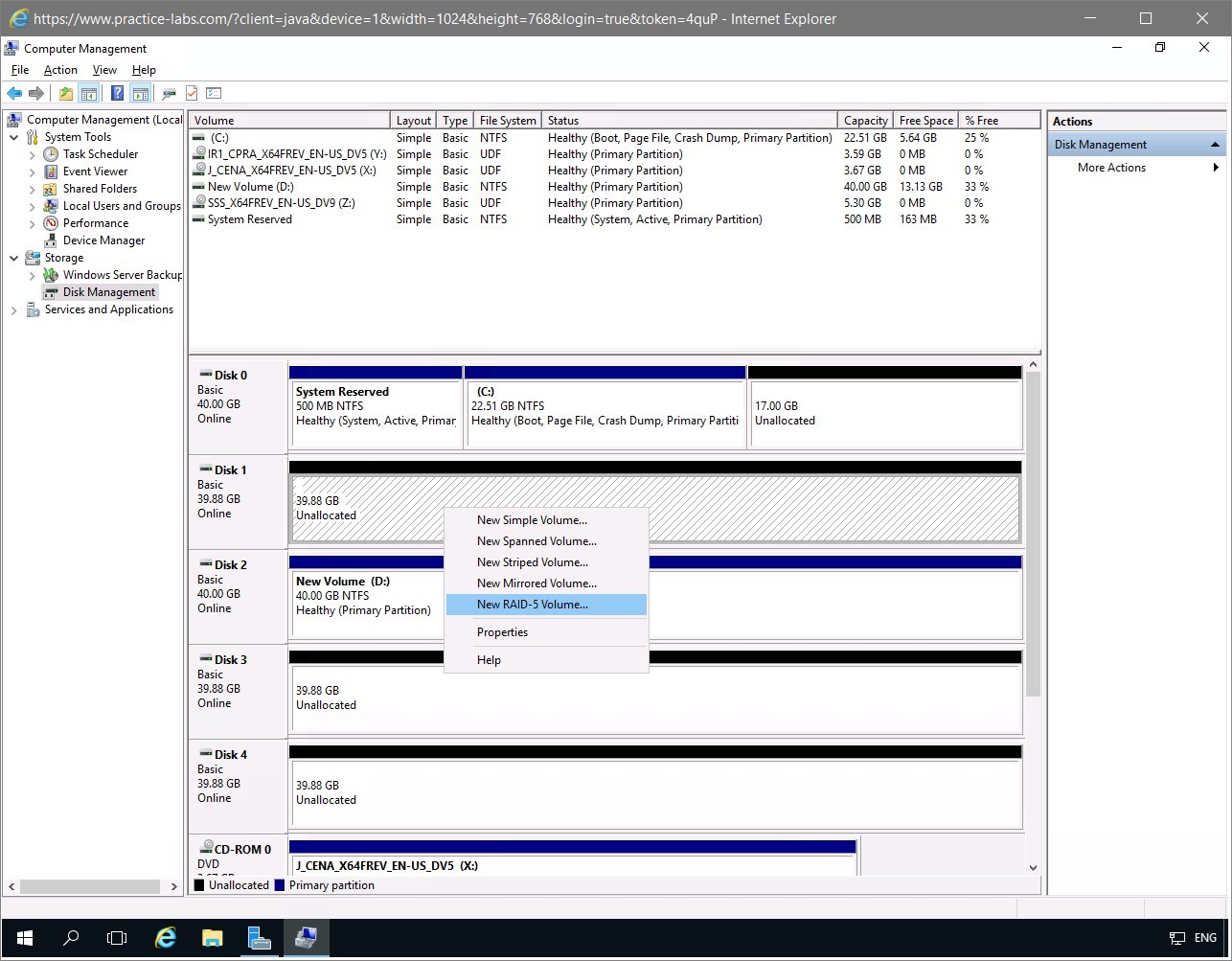 Figure 1.4 Screenshot of the PLABDM01 desktop