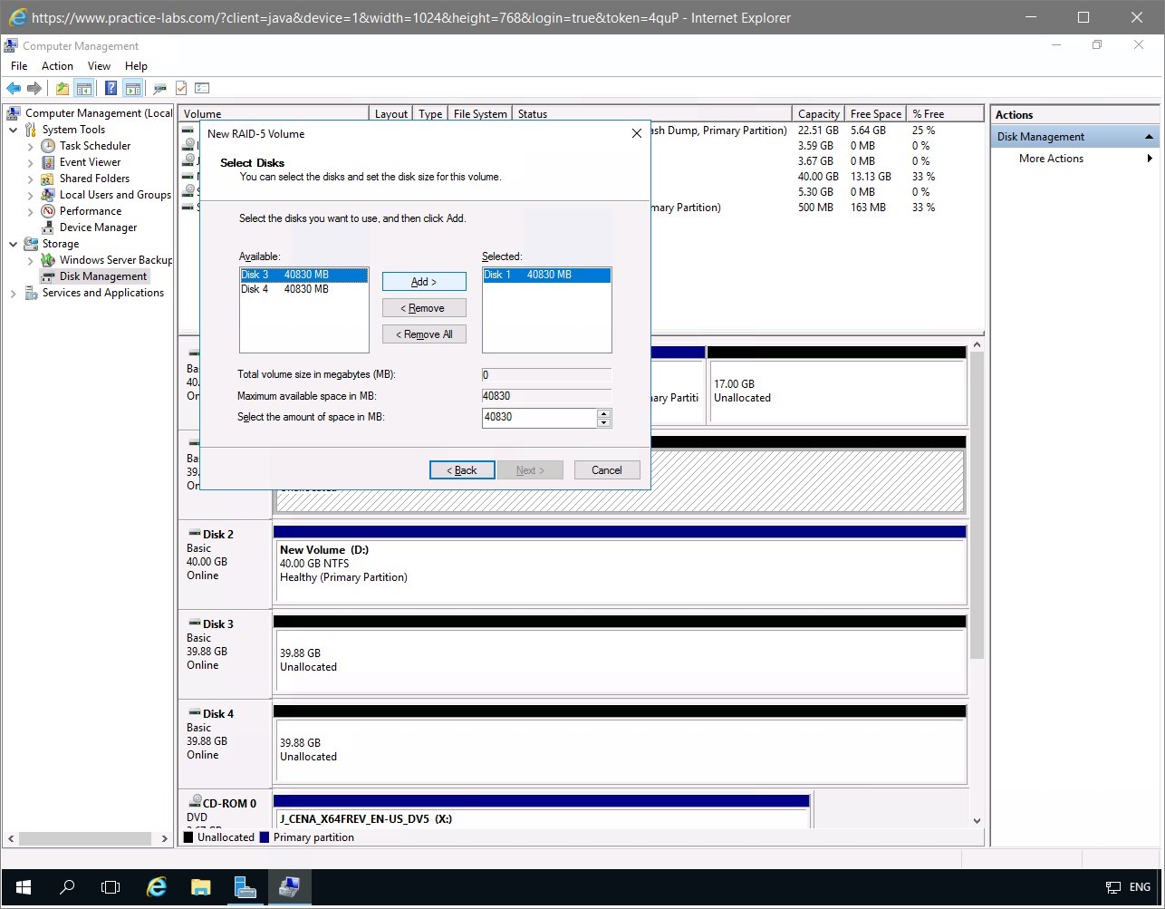 Figure 1.6 Screenshot of the PLABDM01 desktop