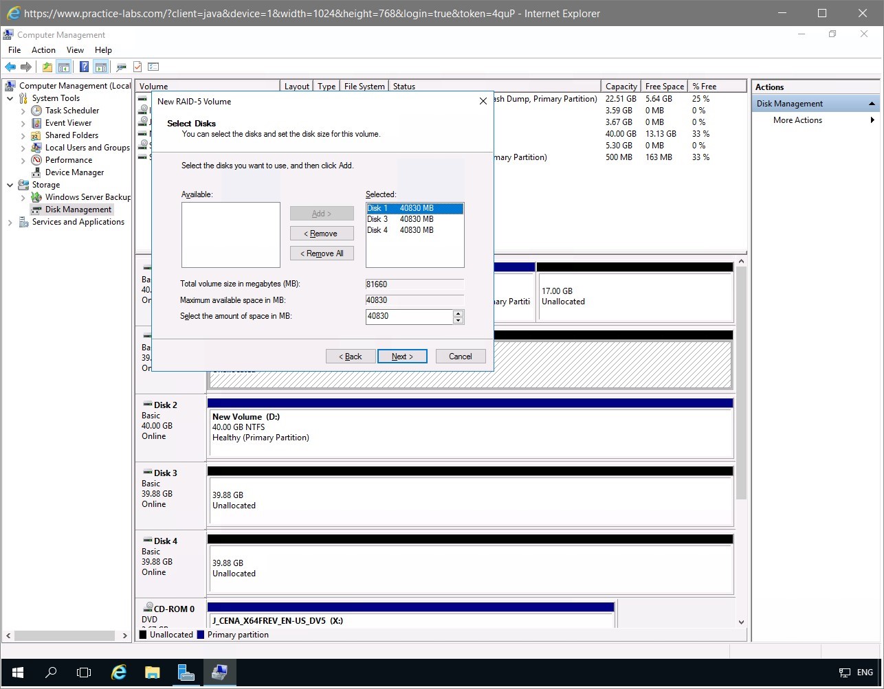 Figure 1.7 Screenshot of the PLABDM01 desktop