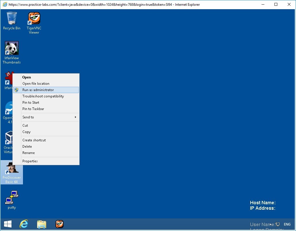 Figure 2.1 Screenshot of PLABWIN810