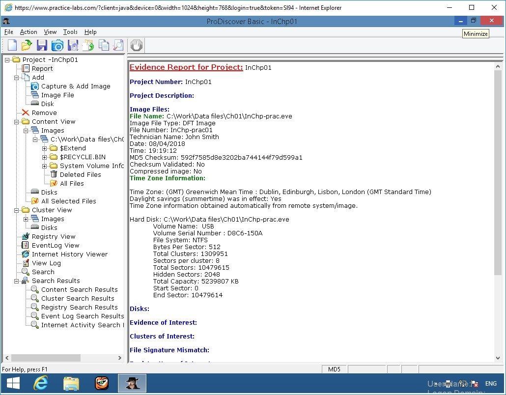 Figure 2.24 Screenshot of PLABWIN810