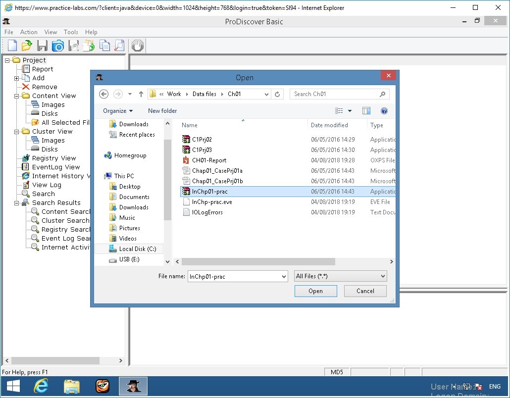 Figure 2.38 Screenshot of PLABWIN810