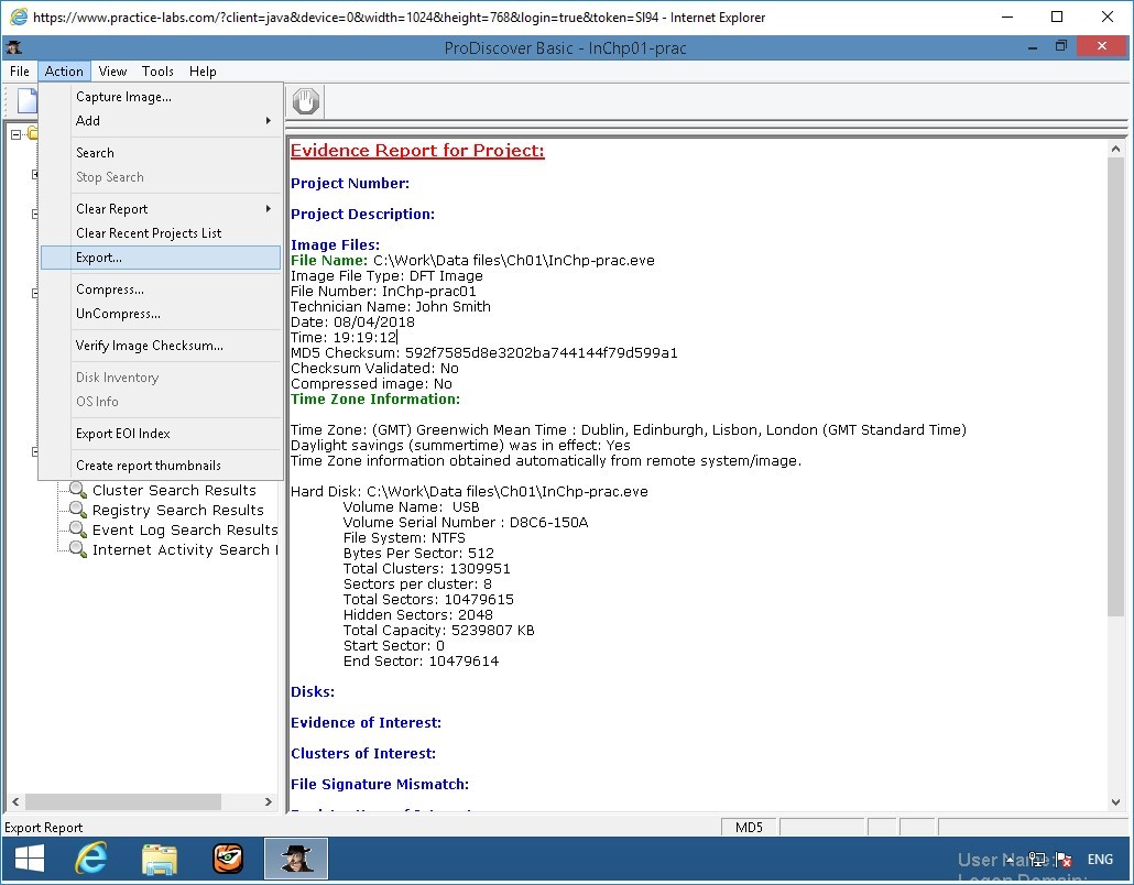 Figure 2.42 Screenshot of PLABWIN810