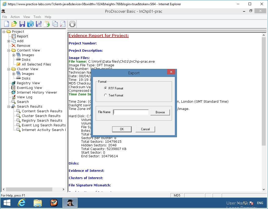 Figure 2.43 Screenshot of PLABWIN810