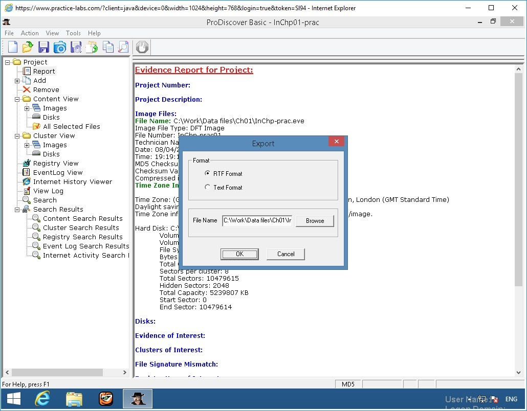 Figure 2.45 Screenshot of PLABWIN810