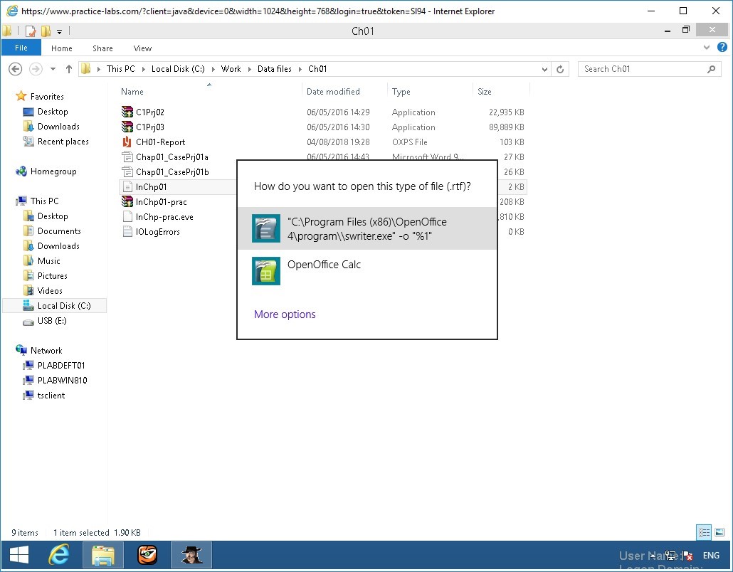 Figure 2.46 Screenshot of PLABWIN810
