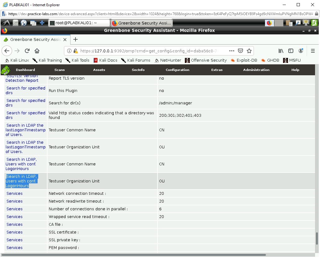 Figure 1.12 Screenshot of PLABKALI01