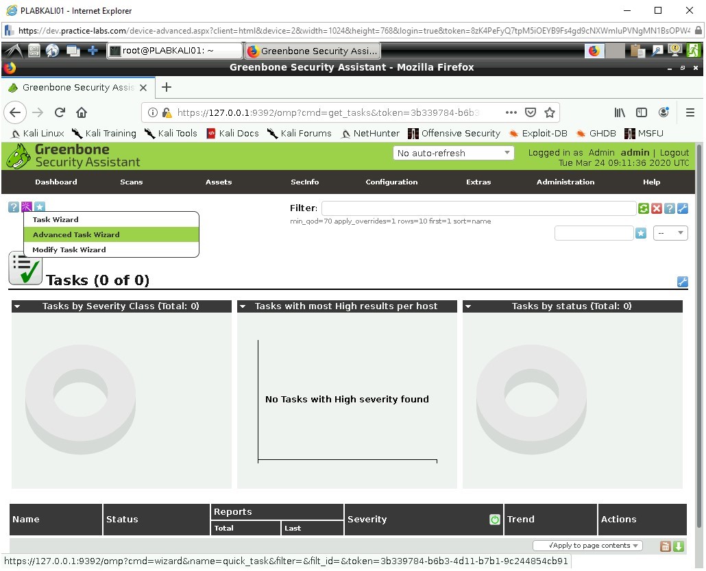 Figure 1.15 Screenshot of PLABKALI01