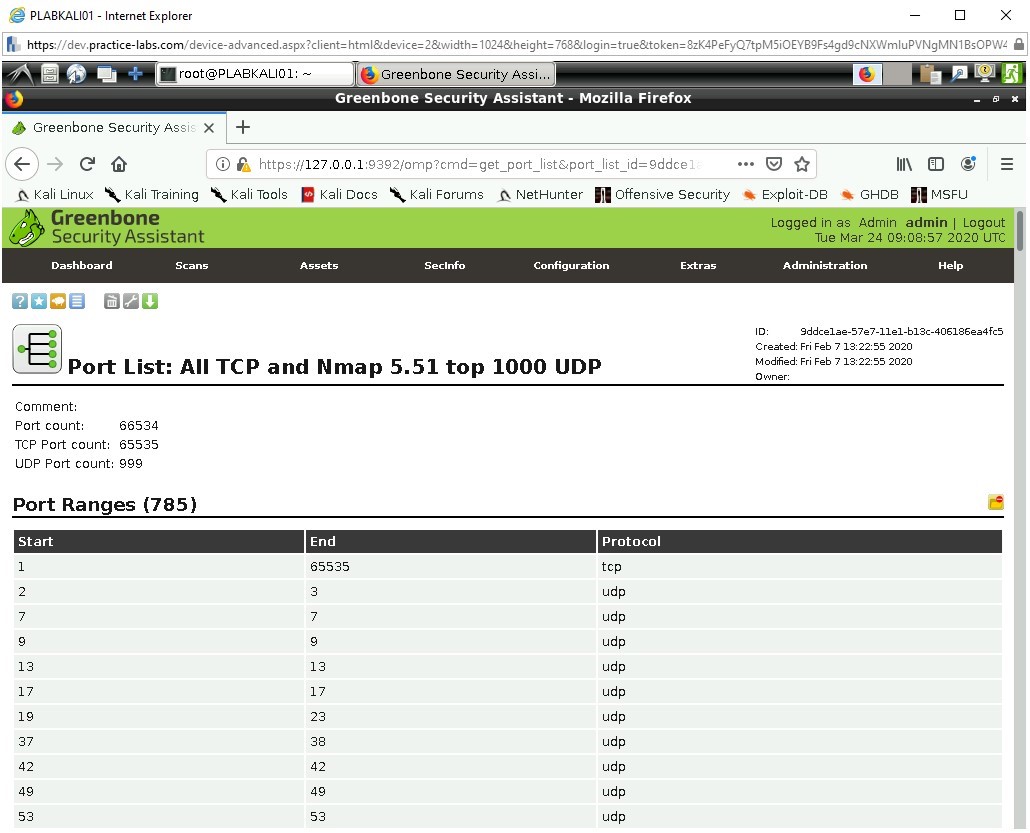Figure 1.7 Screenshot of PLABKALI01