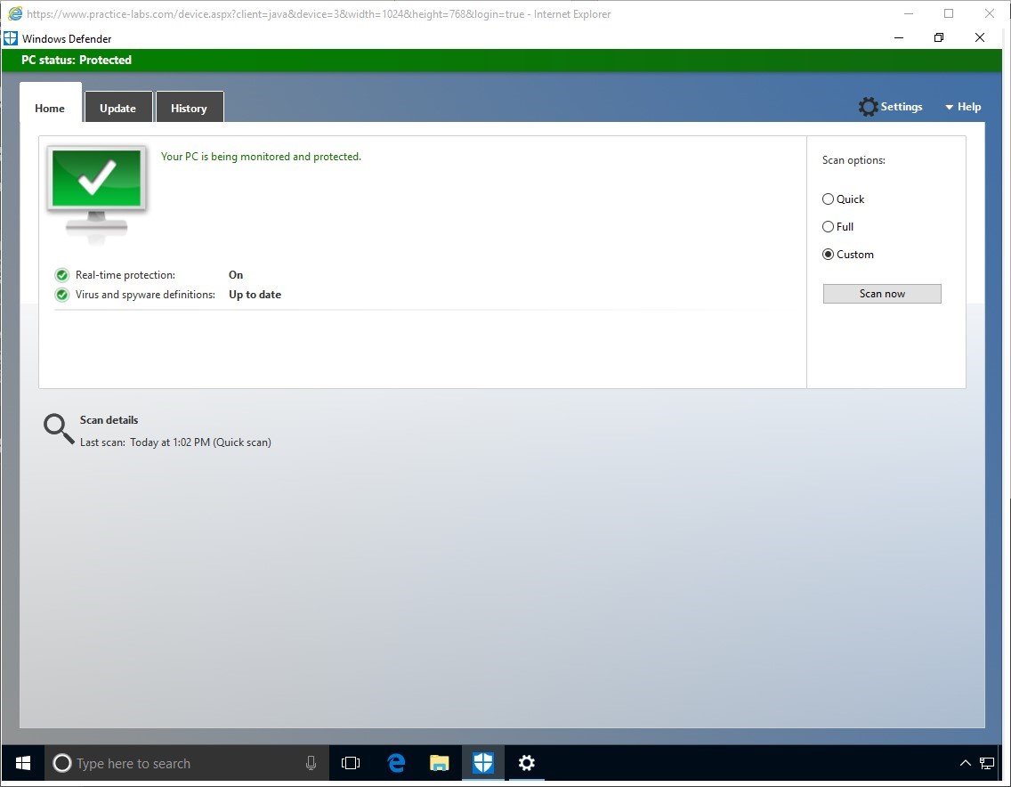 Figure 1.10 Screenshot of PLABWIN10