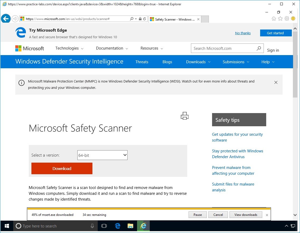 Figure 1.14 Screenshot of PLABWIN10