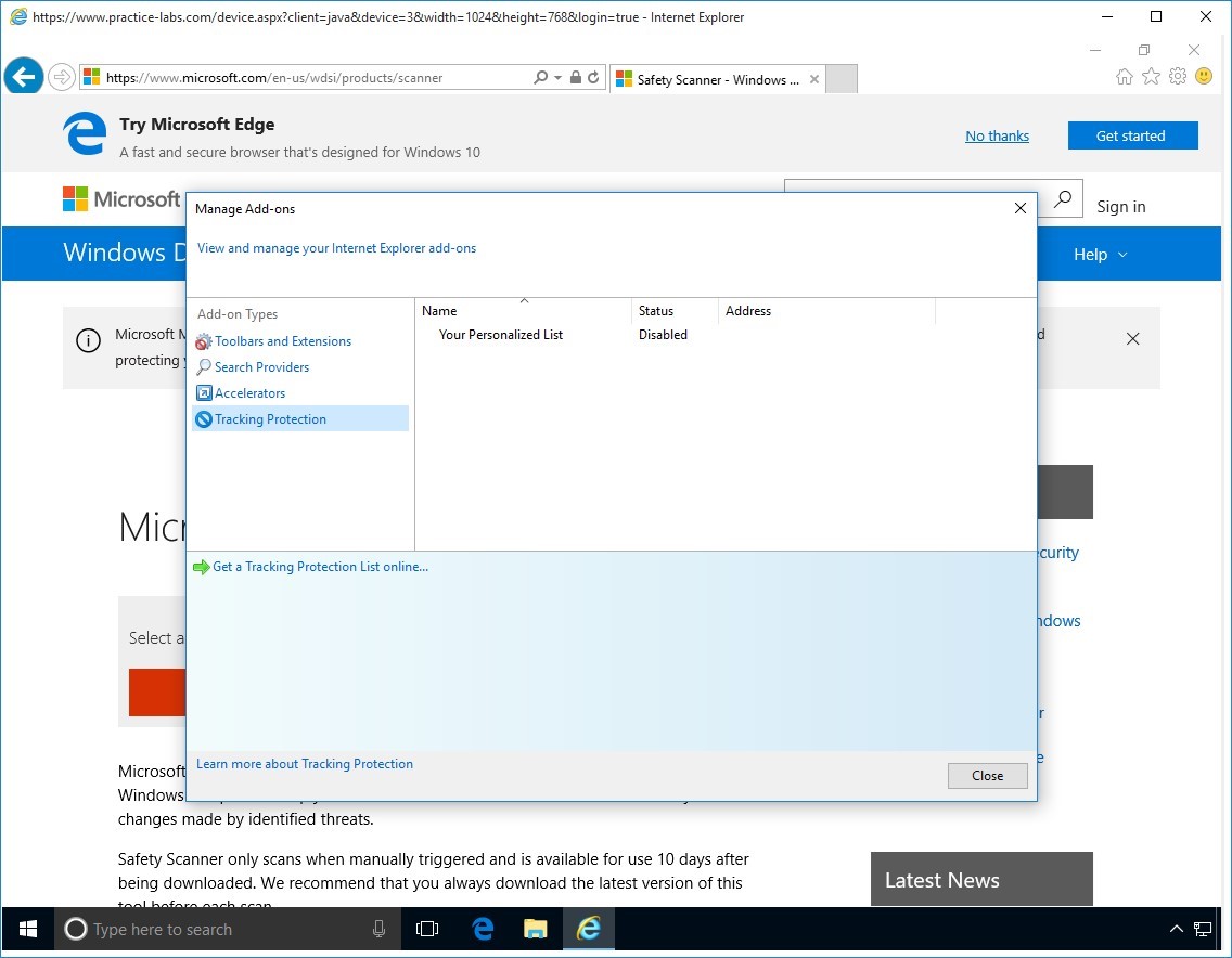 Figure 1.22 Screenshot of PLABWIN10