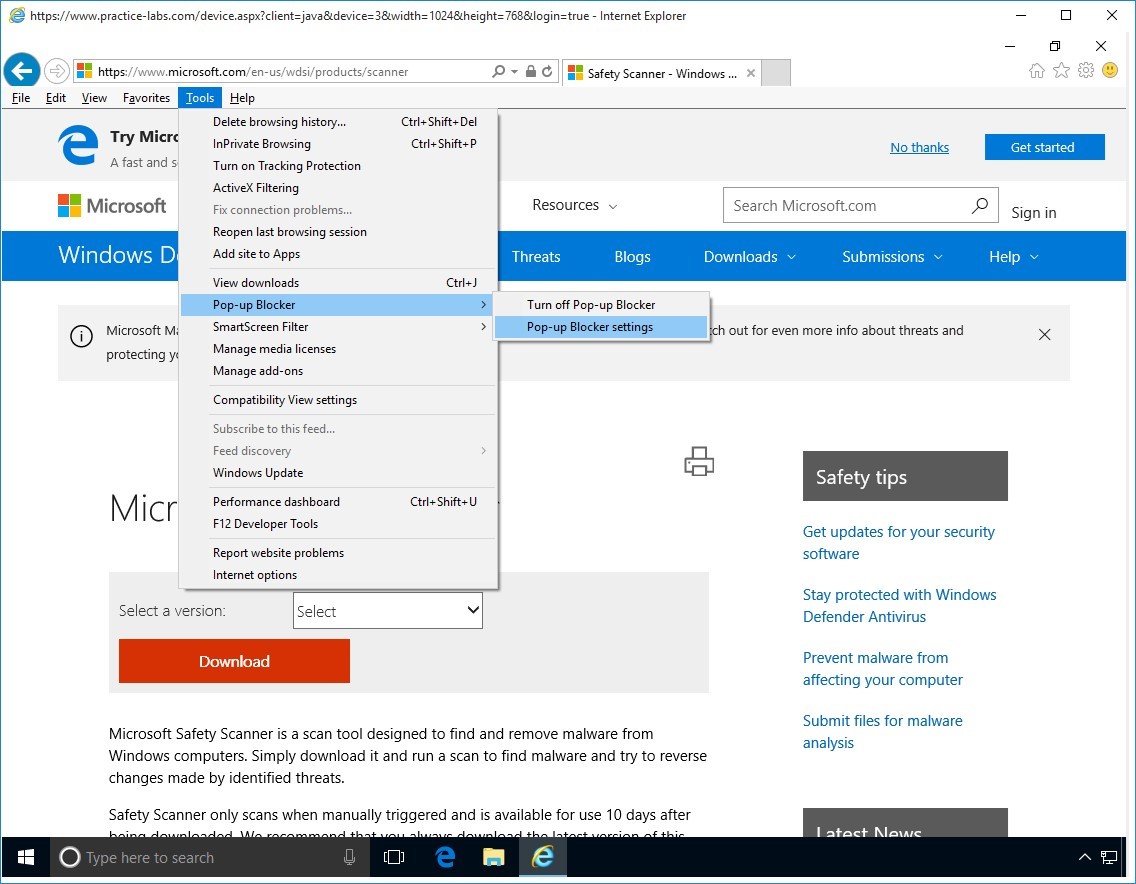 Figure 1.23 Screenshot of PLABWIN10