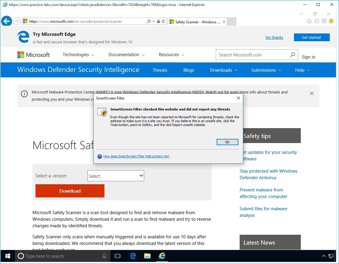 Figure 1.27 Screenshot of PLABWIN10