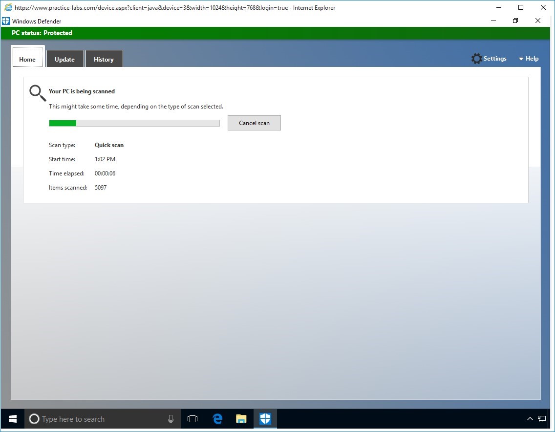 Figure 1.3 Screenshot of PLABWIN10