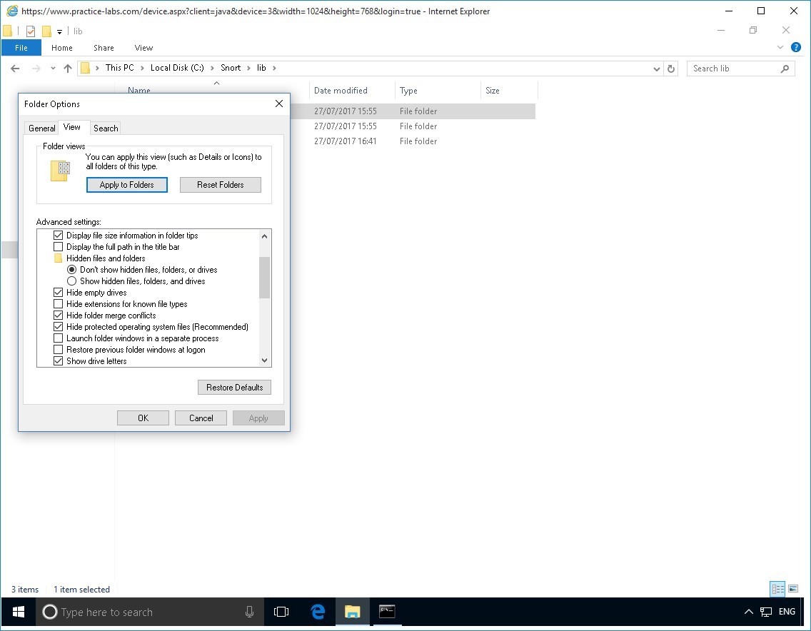 Figure 2.12 Screenshot of PLABWIN10