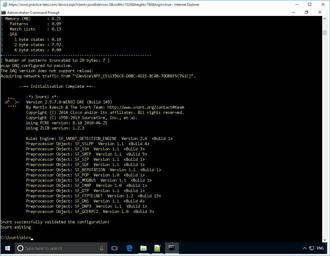 Figure 3.20 Screenshot of PLABWIN10