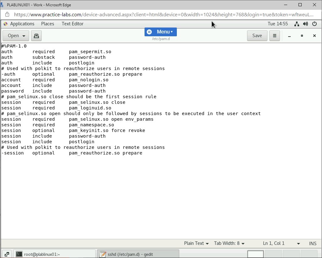 Hình 1.13 Ảnh chụp màn hình PLABLINUX01